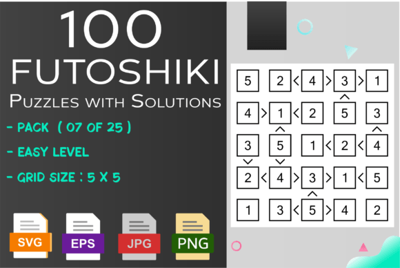 100 Futoshiki Puzzles: Easy 7 of 25 – A Quiet Brain Workout That Fits in Any Pocket