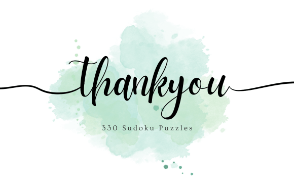 330 Sudoku Puzzles V1: A Designer’s Resource