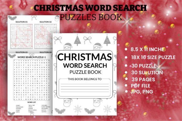 Escape the Digital Noise: How the Christmas Word Search Puzzle Book Graphic Offers Real Cognitive Benefits Without the Screen