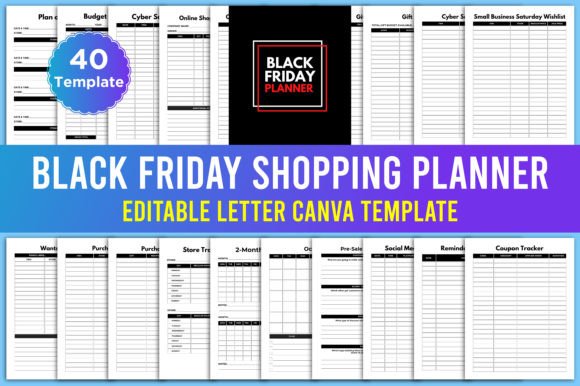 Master Your Holiday Spending with an Editable Black Friday Shopping Planner