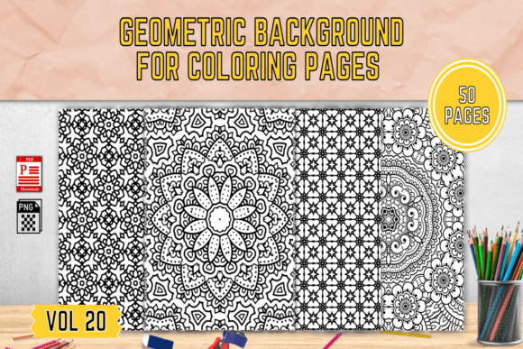 Strategic Uses for Geometric Background Coloring Page Vol20 in Your Publishing Projects
