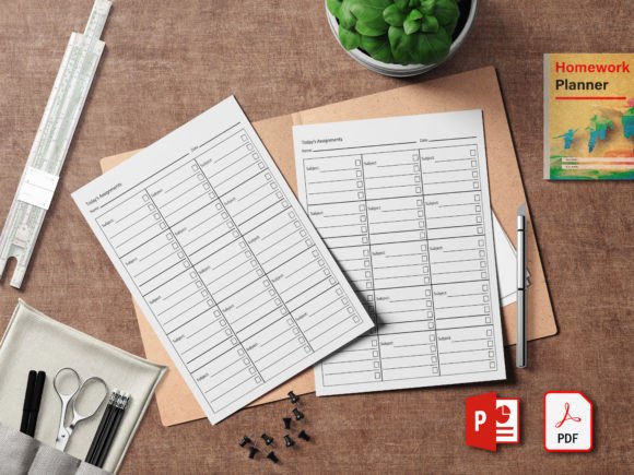 The Power of a Homework Planner Template: From Student Success to KDP Publishing